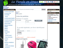 Tablet Screenshot of latiendaenlinea.net